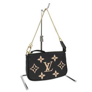 Louis Vuitton Mini Pochette accessories Empreinte Leather Pouch black